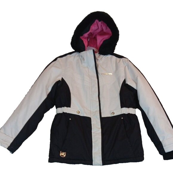 ZeroXposur Jacket XL (16) Black White Ski Coat Hood Coat insulated Water / Wind - Picture 3 of 16